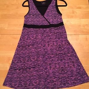 Casual purple and black dress